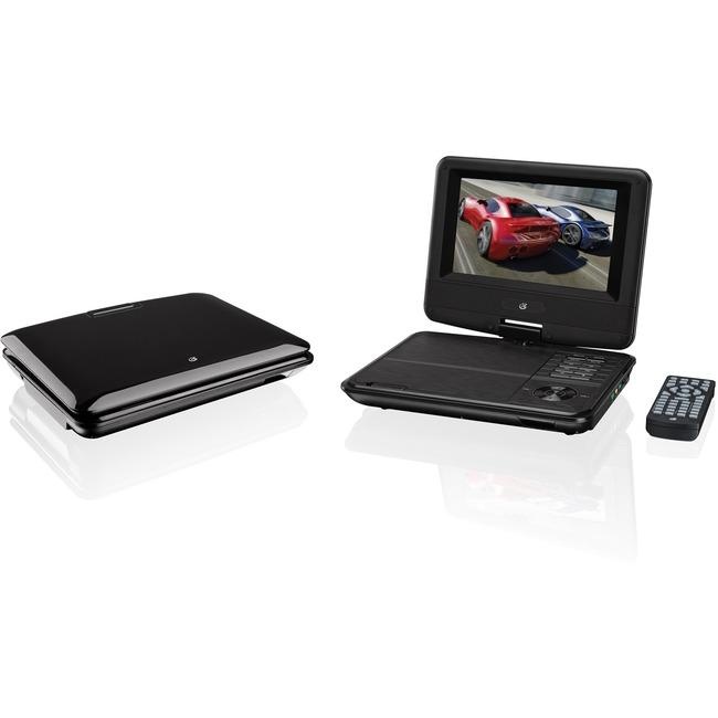 Gpx Pd701b Portable Dvd Player - 7" Display - 480 X 234 - Black