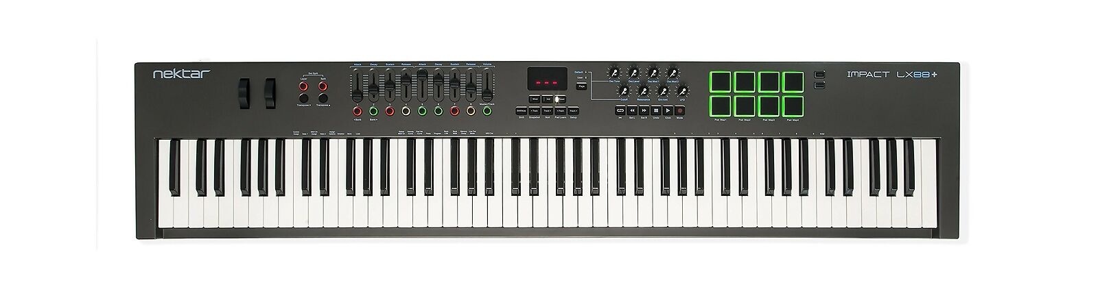 Nektar, 88-Key (Impact LX88+) & Nektar Sustain Pedal, 3.15 x 3.86 x 11.42 inc...