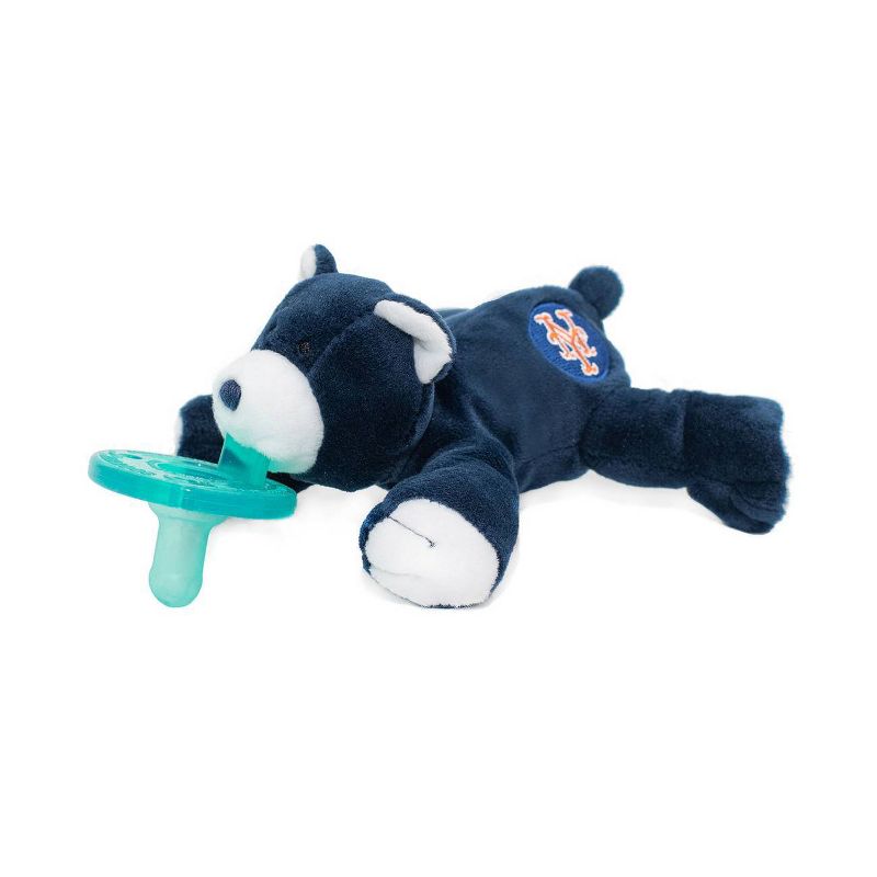 WubbaNub Pacifier - MLB New York Mets Bear