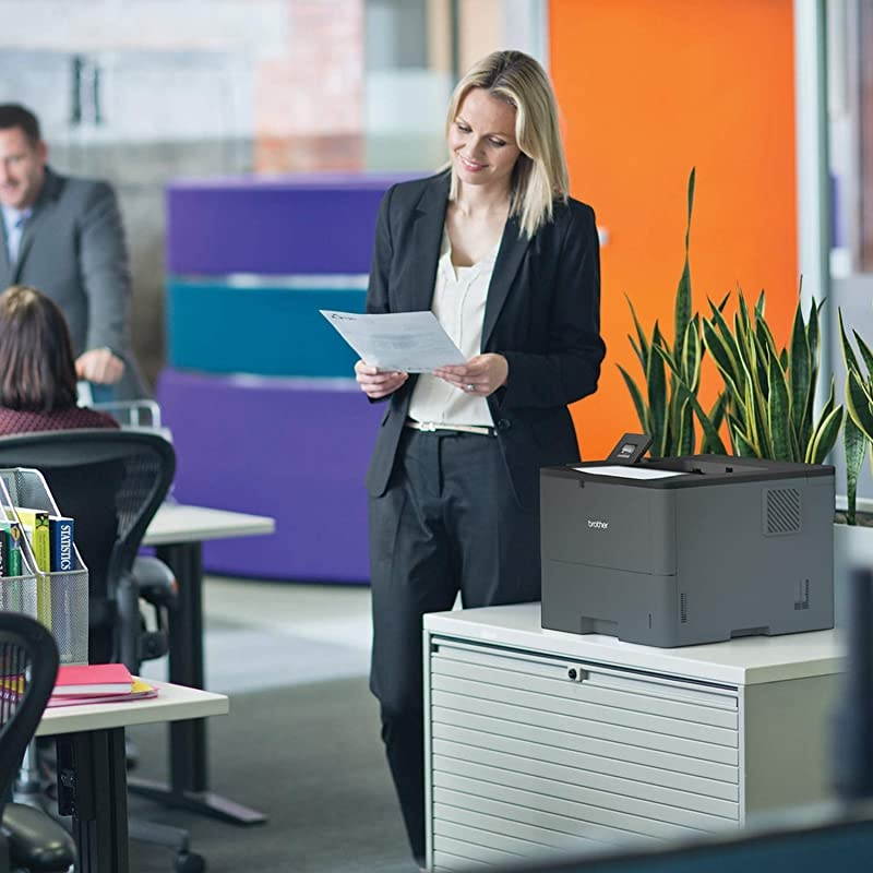 Monochrome Laser Printer HLL6300DW Wireless Networking Mobile Printing Duplex Printing Large Paper Capacity Cloud Printing  Dash Replenishment Ready