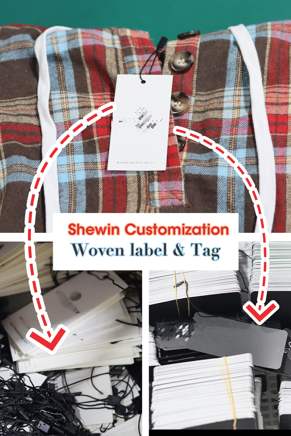 Customized Brand Labels/Hanging Tags for Your Own Brand