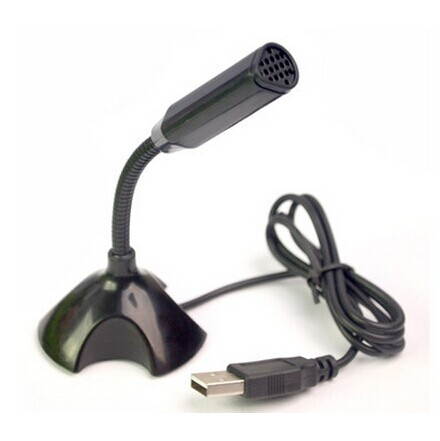 Tekit New USB Mini Professional recording Microphone for PC laptop desktop MAC, USB Mini microphone(black)