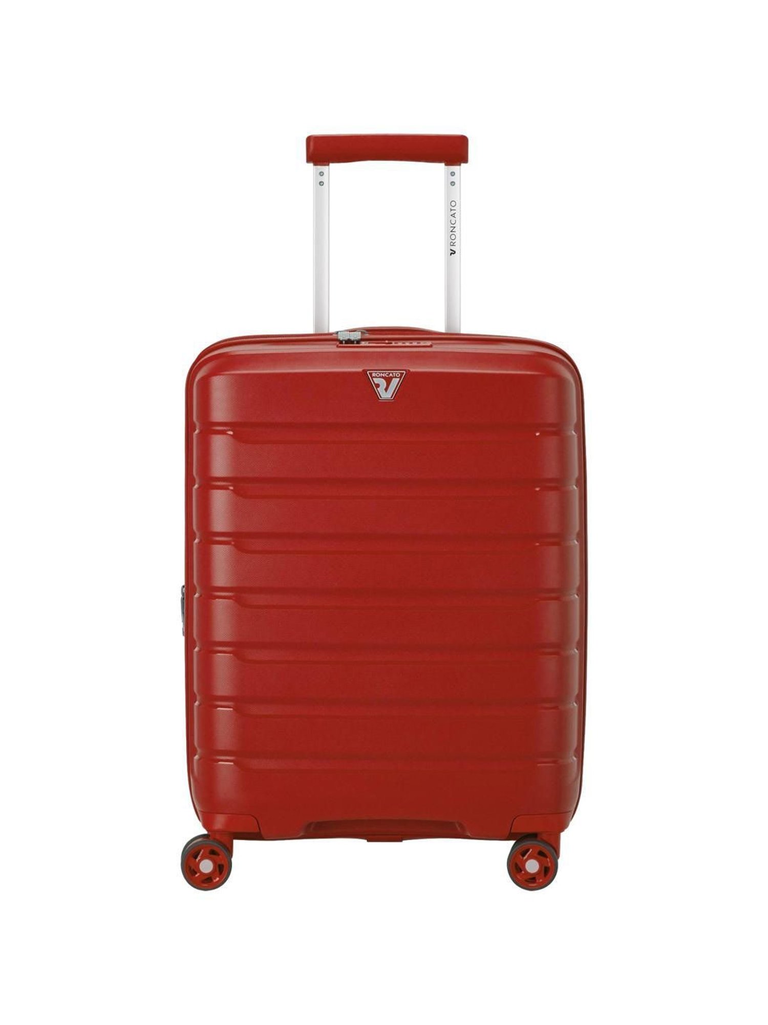 Roncato Butterfly Rosso Textured Hard Cabin Trolley Bag -21 cm