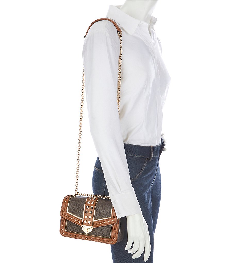 Michael Kors Signature Soho Small Frameout Chain Shoulder Bag