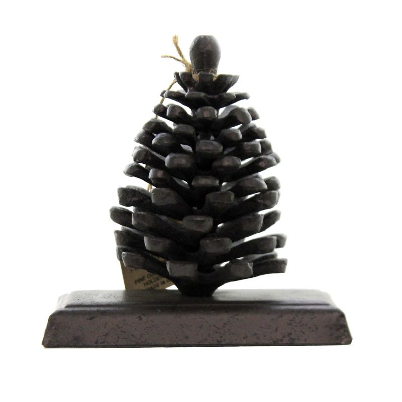 Christmas 5.0" Pinecone Stocking Holder Woody Tree  -  Stocking Holders