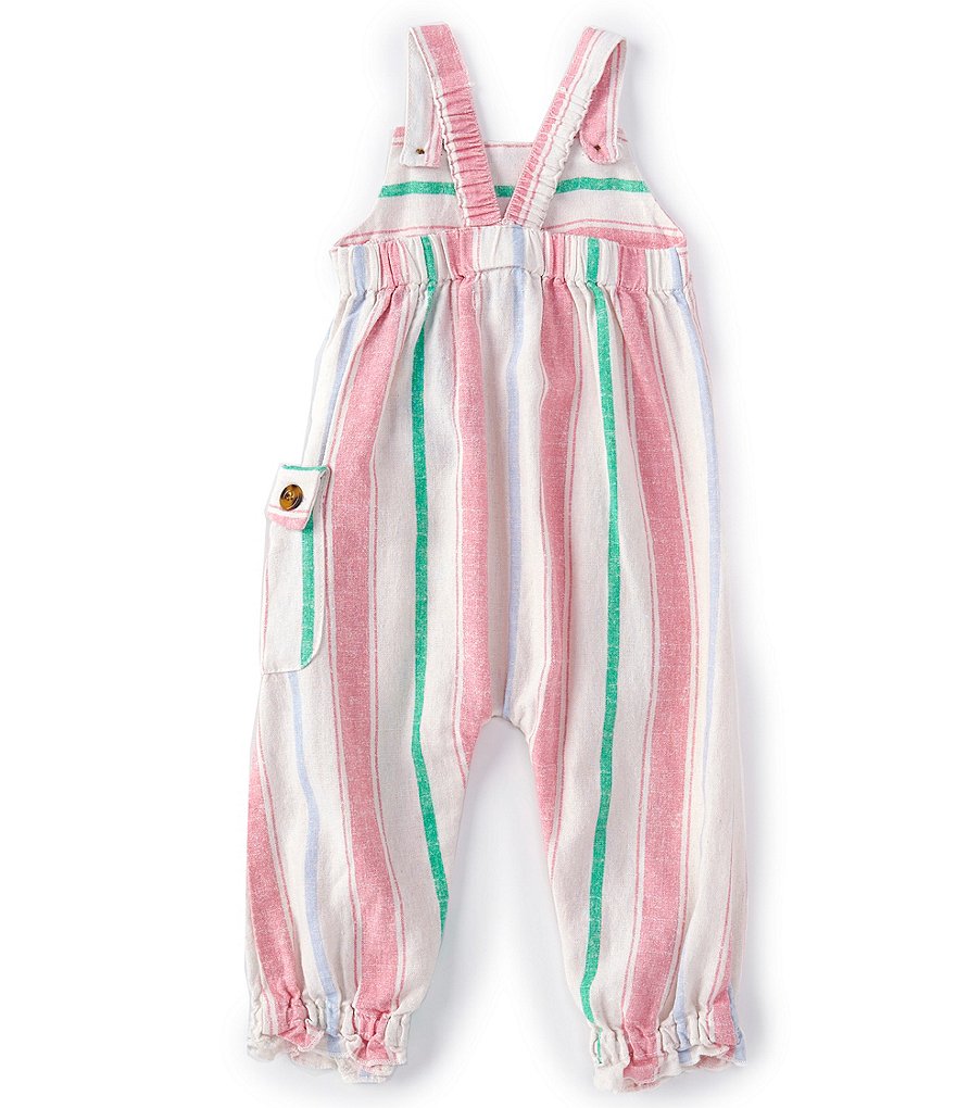 Habitual Baby Girls 12-24 Months Stripe Cargo Jumpsuit