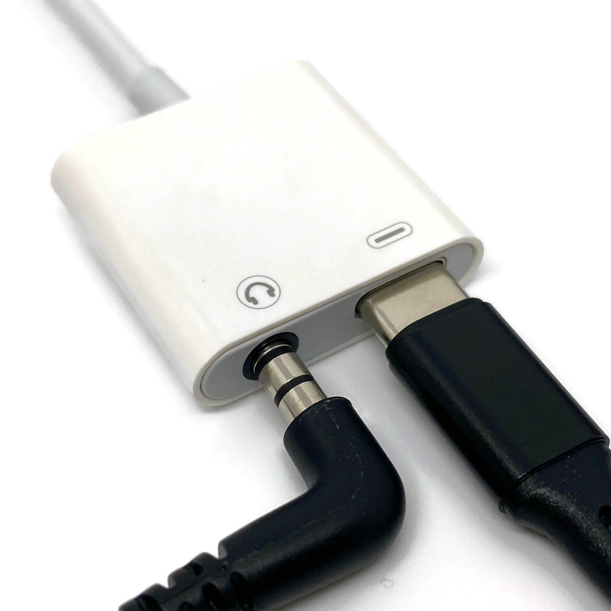 Dual Type C USB-C Headphone Audio Charging Adapter Splitter Converter 3.5mm Aux Cable Compatible with Samsung Galaxy S20, Google Pixel 5/4/3/3/1, iPad Pro, Xiaomi 6 6X 8