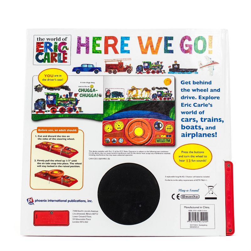 World of Eric Carle, Here we Go Steering Wheel Sound Board Book