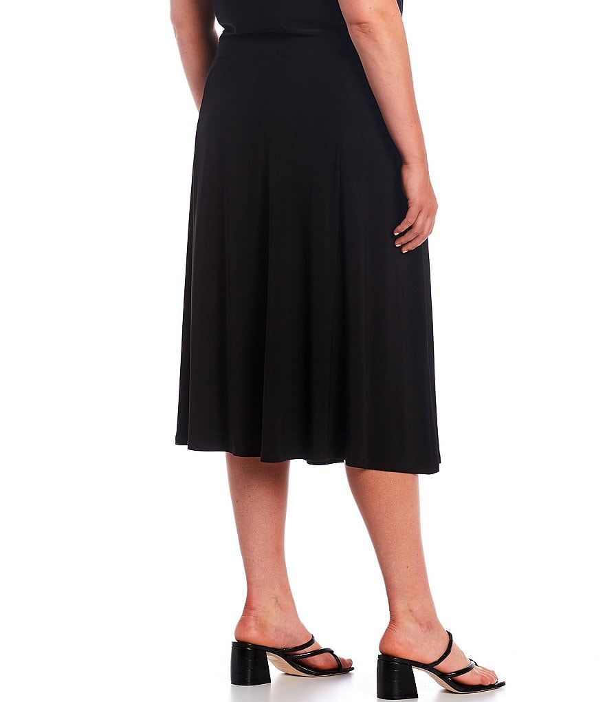 Lauren Ralph Lauren Plus Size Southwestern Print Cotton Blend Midi Skirt