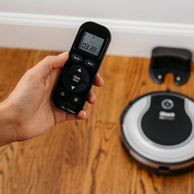 bObsweep PetHair Vision Wi-Fi Connected Robot Vacuum Cleaner and Mop - Steel