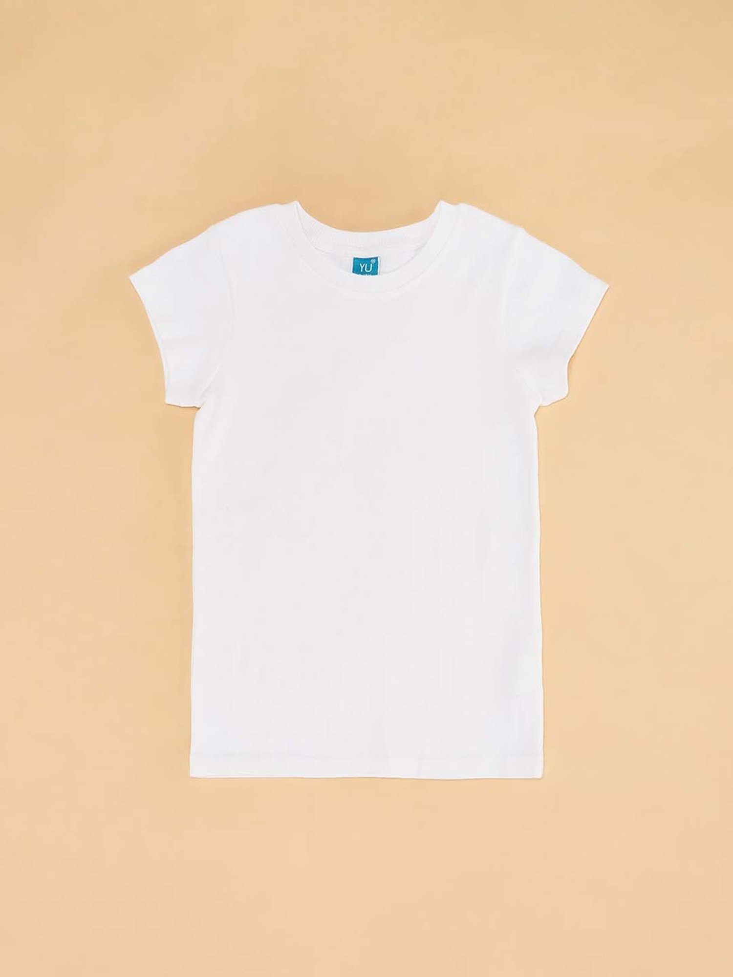 YU by Pantaloons Kids Green & White Printed Dress Set