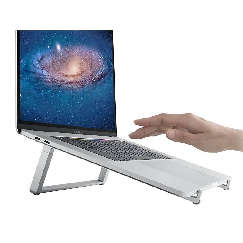 Pro Foldable Laptop Stand Silver