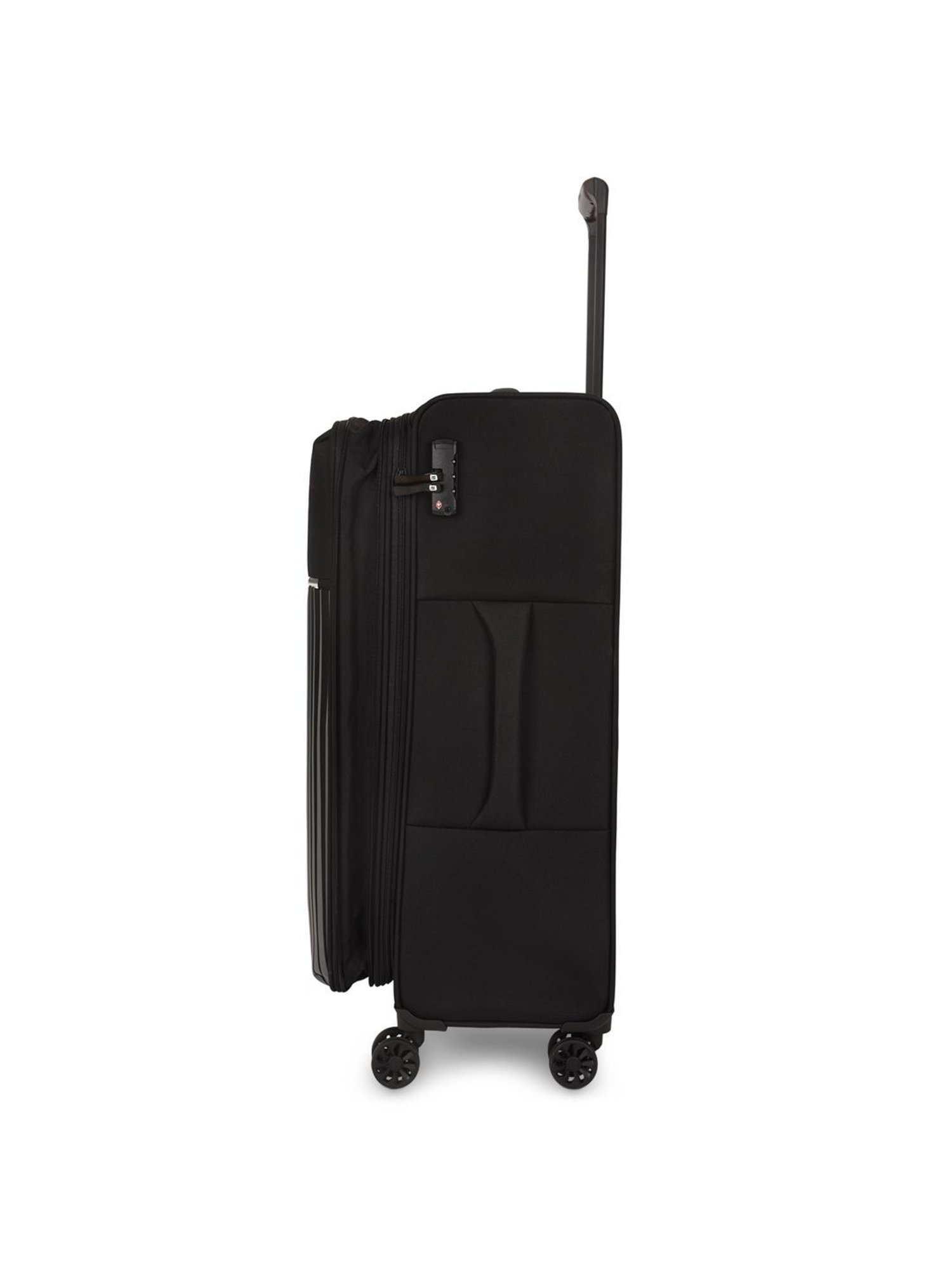 it luggage The Lite Black Combo-24 & 20 inches Expandable Soft Case Luggage Trolley with TSA Lock