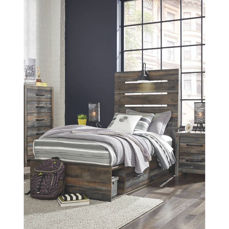 Twin Drystan Panel Headboard Brown - Signature Design by Ashley