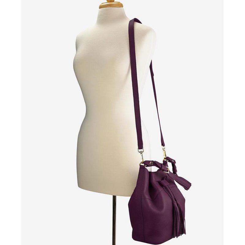 GiGi New York Purple Jenn Bucket Bag Bag