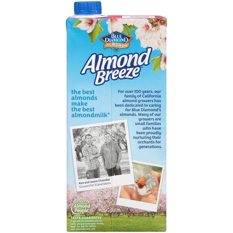 Blue Diamond Almond Breeze Unsweetened Vanilla Almond Milk - 32 fl oz