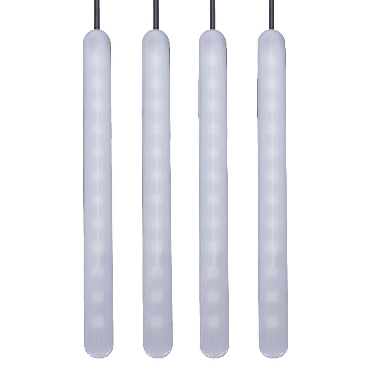 Smart APP LED Car Interior Rigid Light USB RGB Floor Decor Atmosphere Neon Lamp + Remote Control