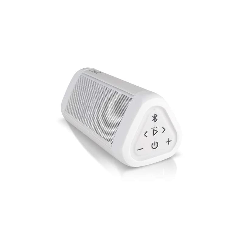 Angle 3 Ultra 4th Gen Waterproof 50 Bluetooth Speaker 14 Watts HiQuality Sound Bass 100 Ft Wireless Range Play 2 3 or More Speakers Together App Bluetooth Speakers White