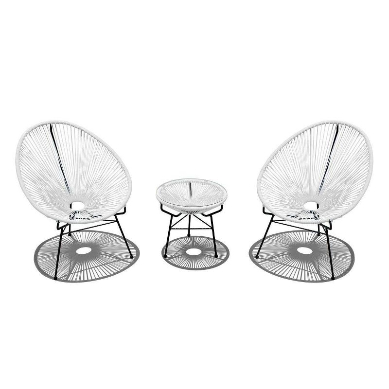 Acapulco 3pc Patio Set with Table - Infinity