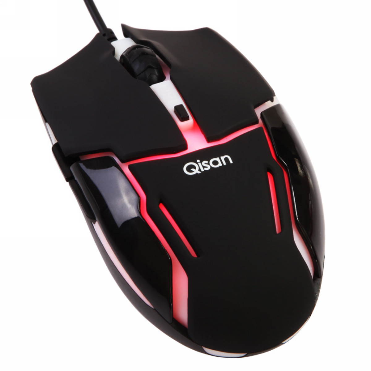 Qisan X5 Chameleon 7 Colors LED Backlight USB Wired Gaming Mouse