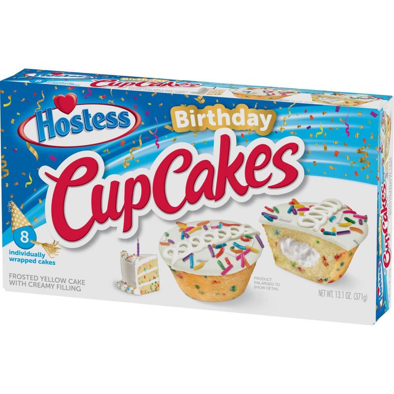 Hostess Birthday Cupcakes - 8ct/13.1oz.