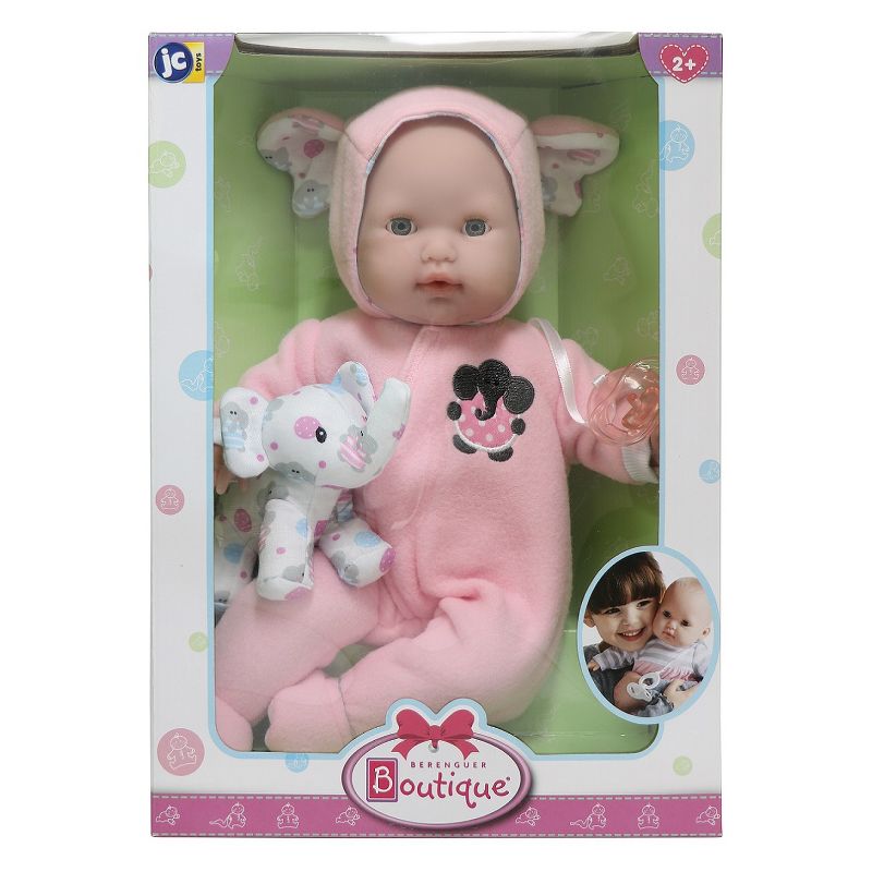 JC Toys Berenguer Boutique 15" Baby Doll - Pink Outfit