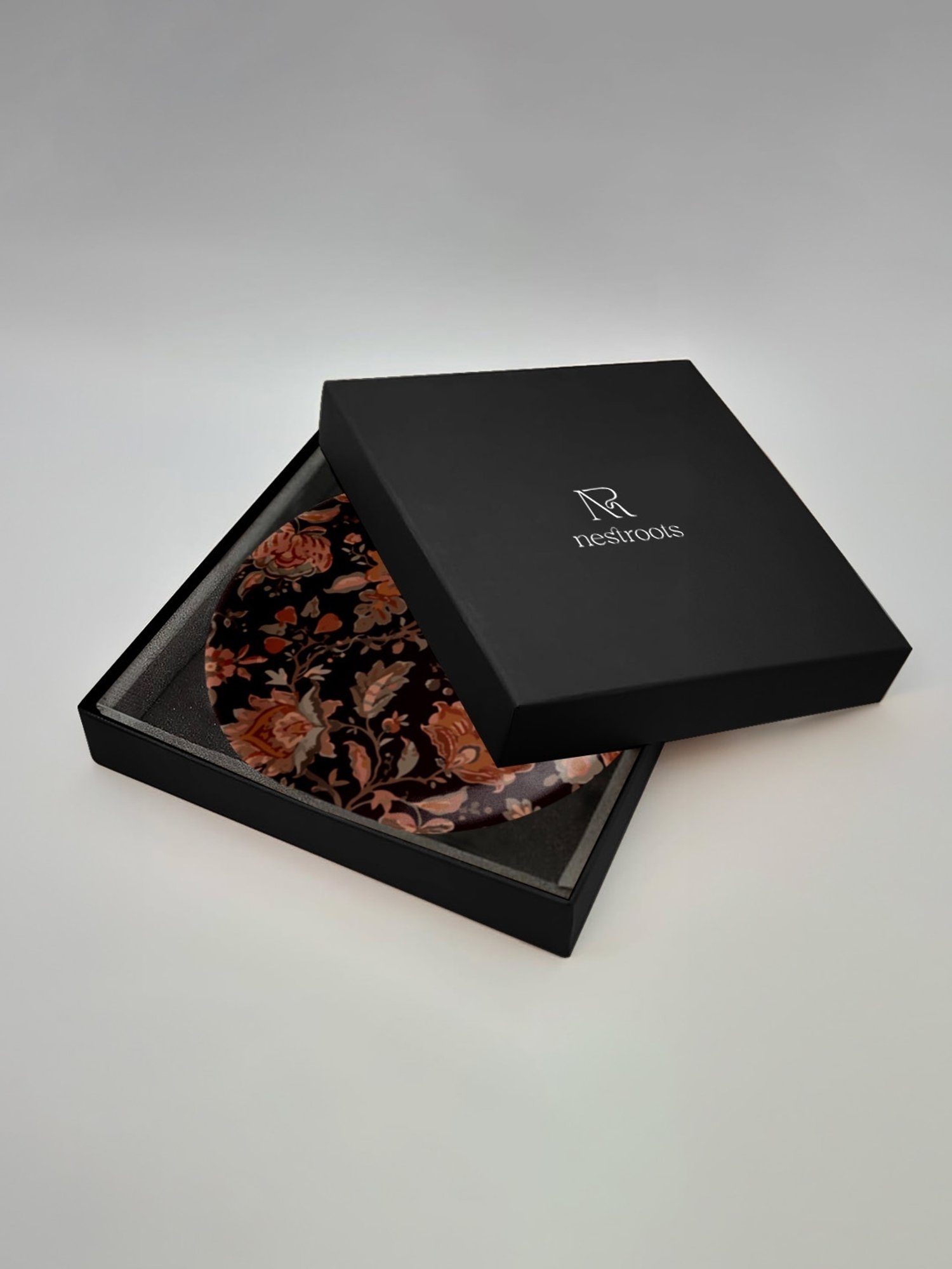 Nestroots Contemporary Heritage Multicolor Porcelain Wall Plate