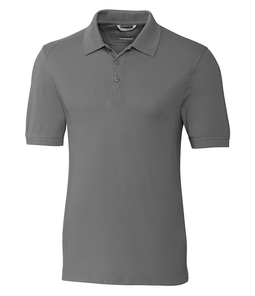 Cutter & Buck Big & Tall Advantage Tri-Blend Pique Performance Stretch Short-Sleeve Polo Shirt