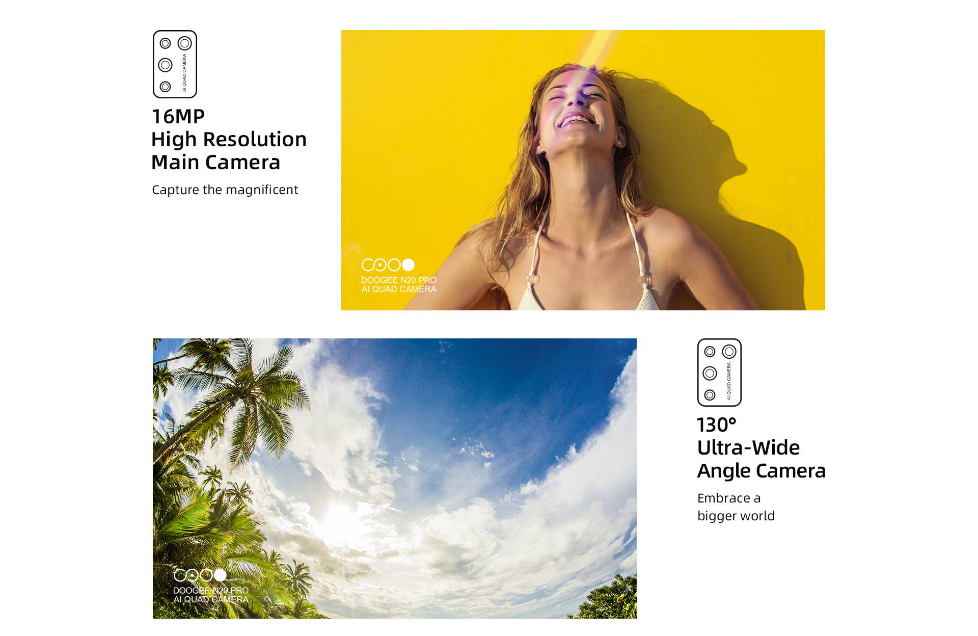 DOOGEE N20 Pro Quad Camara Telefonos moviles Helio P60 Octa Core 6GB RAM 128GB ROM Version Global 6.3"FHD + Android 10 OS Smartphone