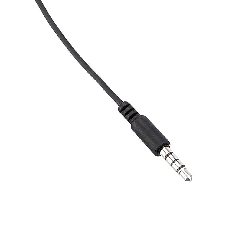 Basics Lapel Microphone Omnidirectional Mic Black 2Pack