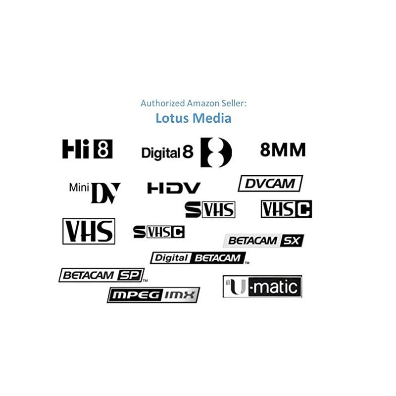 Tape Transfer Service, Digitization to MP4 (VHS, VHS-C, Hi8, 8, Digital8, 8mm, MiniDV, Beta, Audio) - New Customer Offer