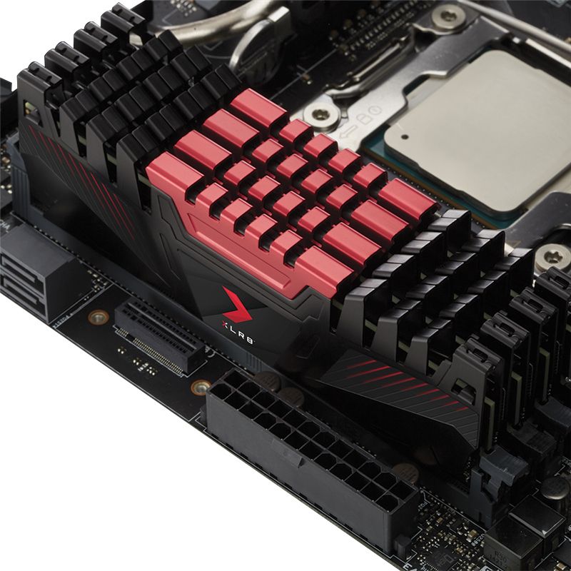 PNY XLR8 DDR4 3200 MHz Desktop Memory - For Desktop PC - 32 GB (2 x 16 GB) - DDR4-3200/PC4-25600 DDR4 SDRAM - CL16 - 1.35 V