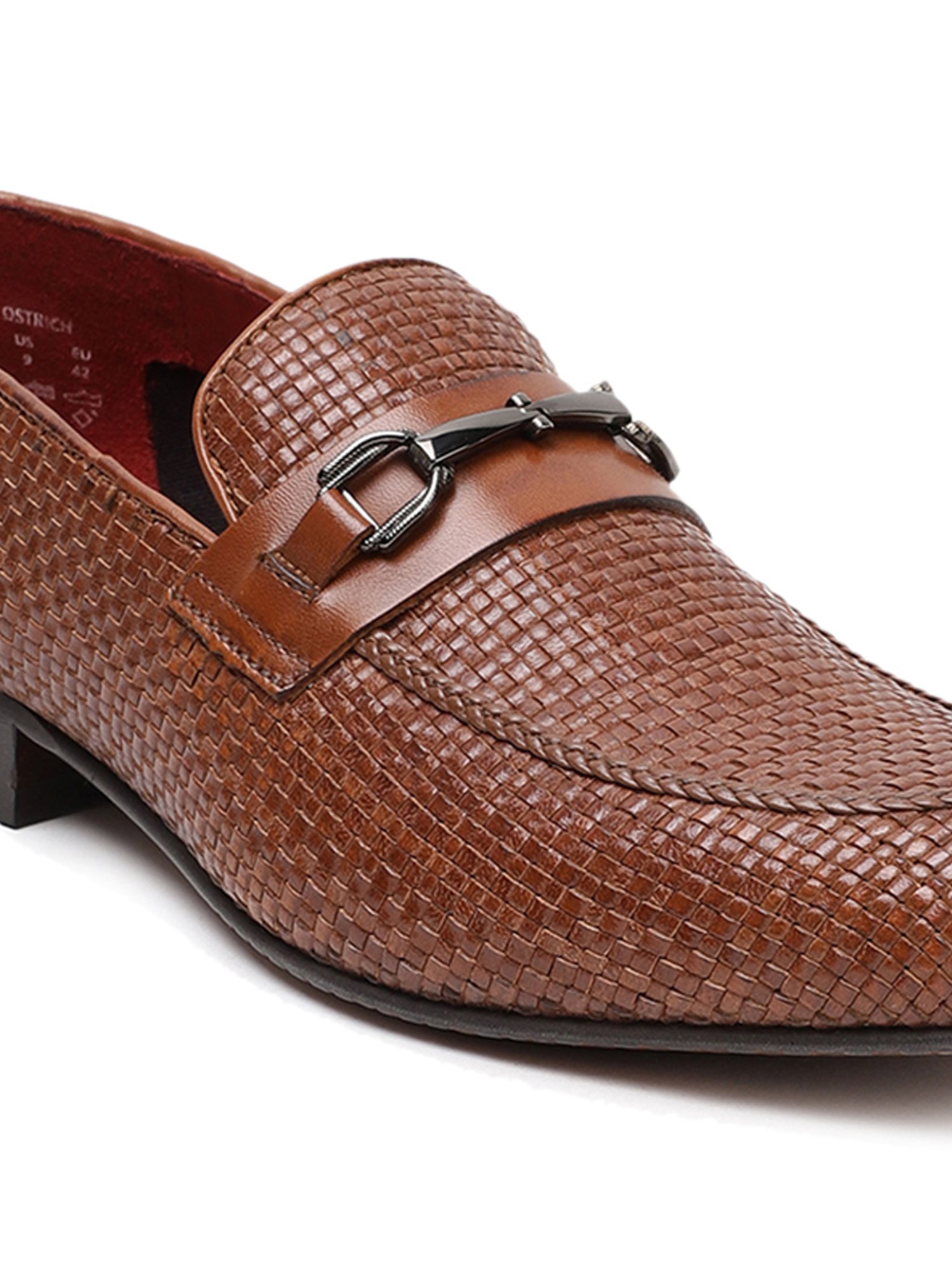 Gabicci Men's Ostrich G Tan Casual Loafers