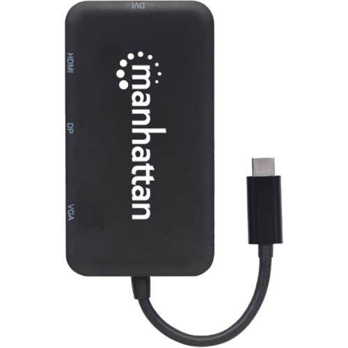 Manhattan 152600 Usb-C 4-In-1 Audio/Video Converter