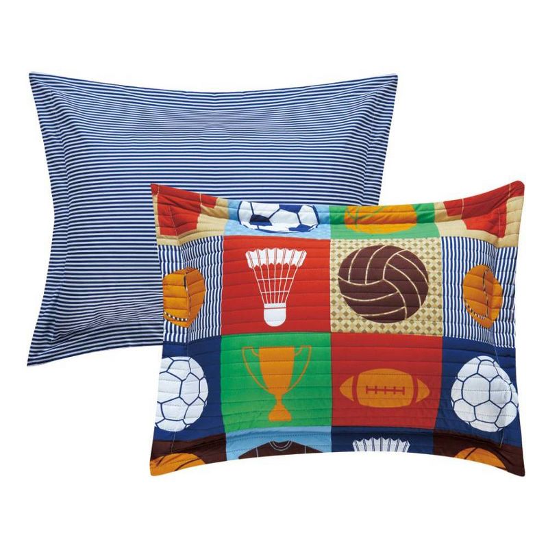 4pc Full Duetto Quilt Set - Chic Home Design