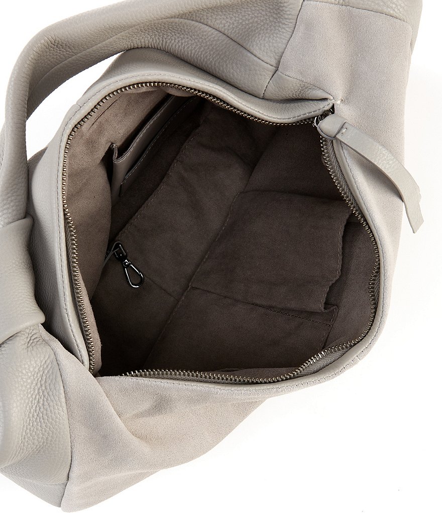 Vince Camuto Shany Brushed Leather Hobo Bag