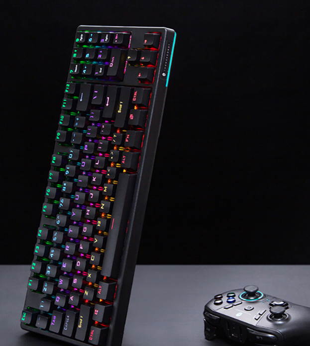 Thunderobot kl3089R Red  switch 89keys Wireless Mechanical Keyboard BLACK Mixed Color 20Lights Mode backlight