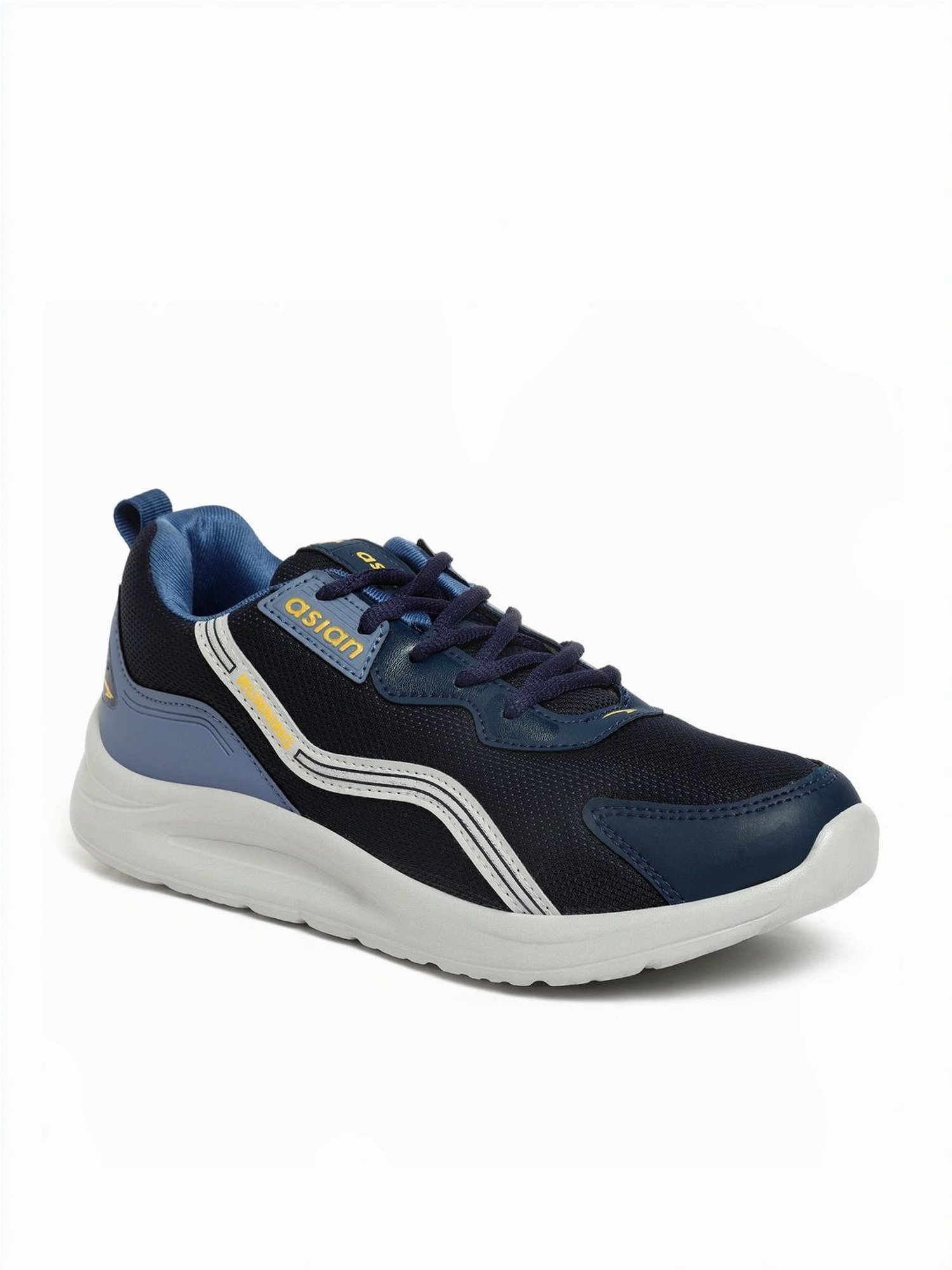 Asian Men's Navy Running Shoes