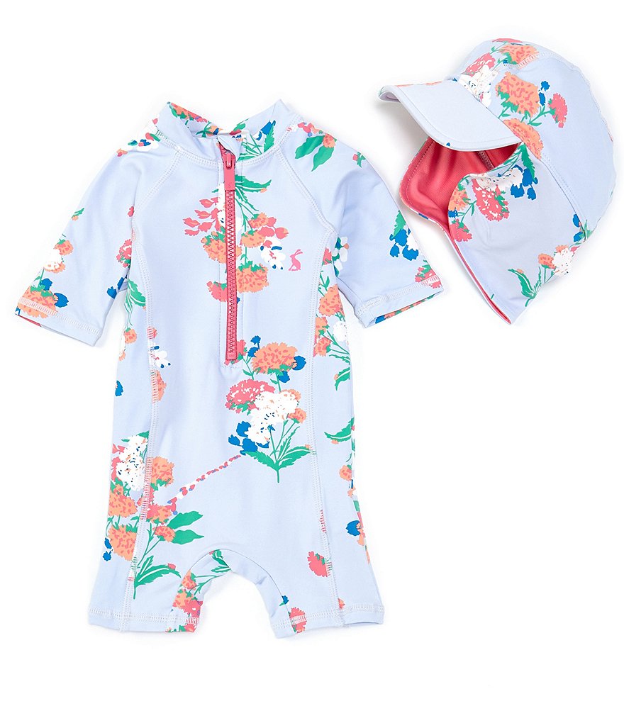 Starting Out Baby Girls 3-24 Months Ruffled Pineapple One-Piece Swimsuit