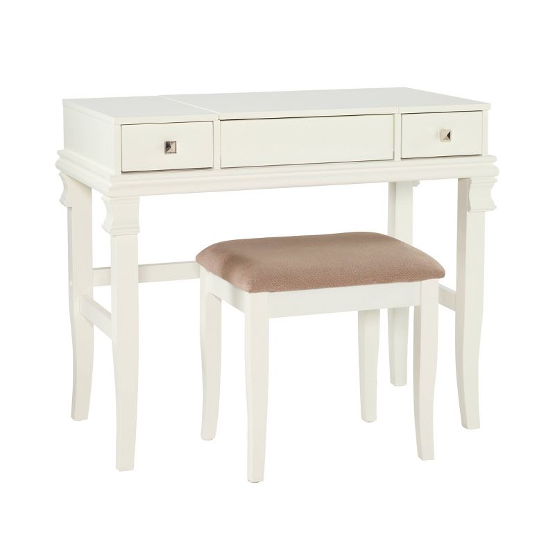 Adler Vanity Set White - Linon