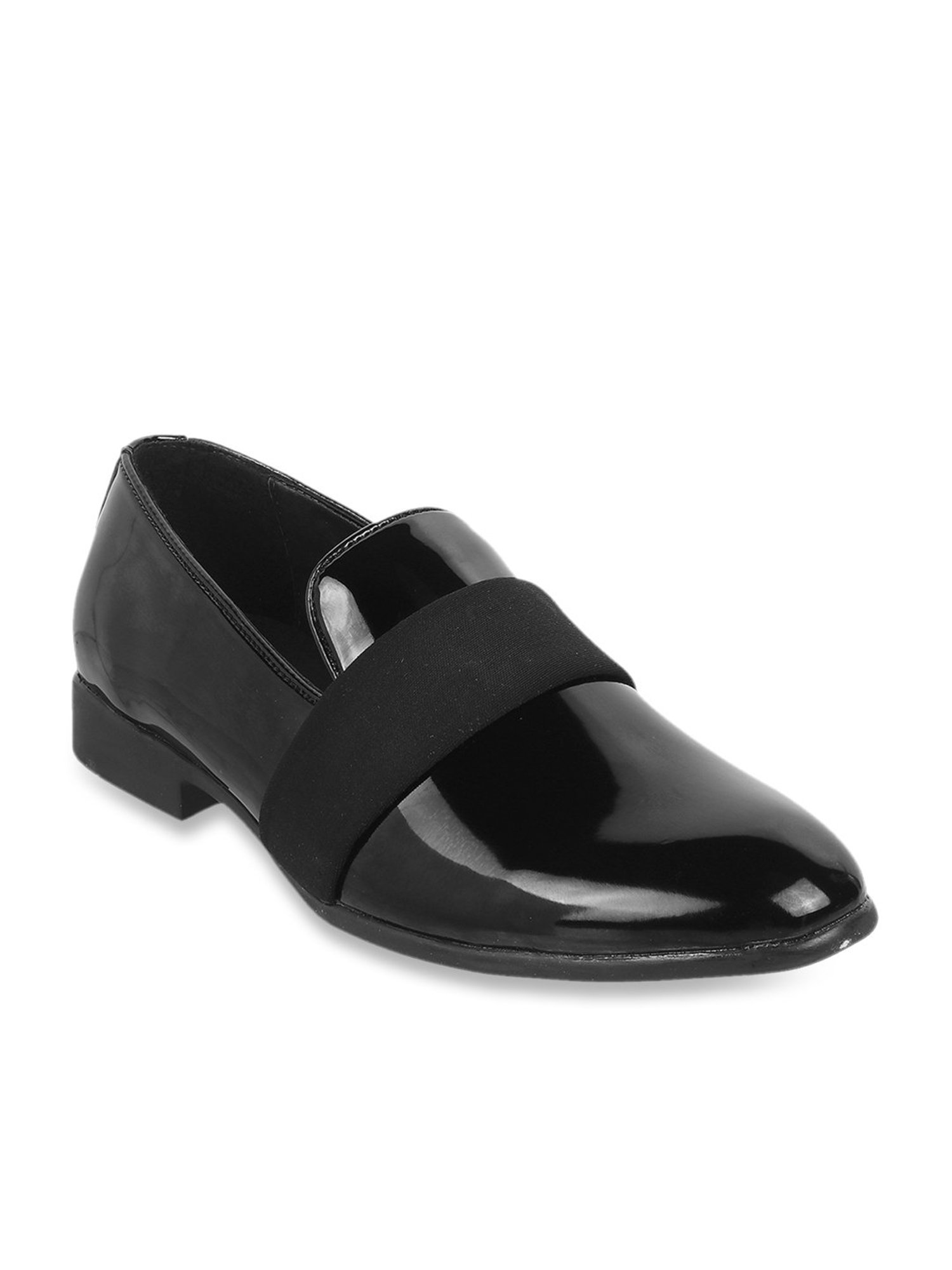 Metro Men's Black Casual Loafers