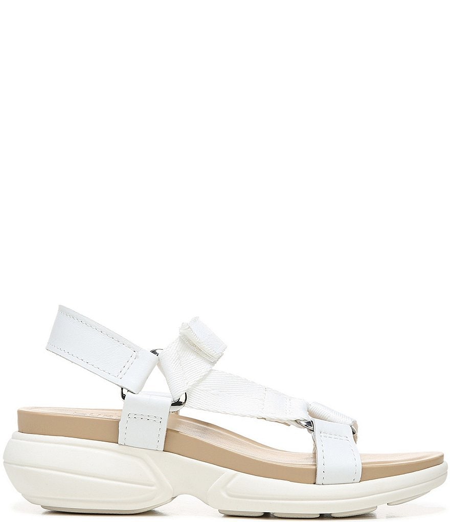 Naturalizer Flores Leather And Fabric Ankle Strap Sandal