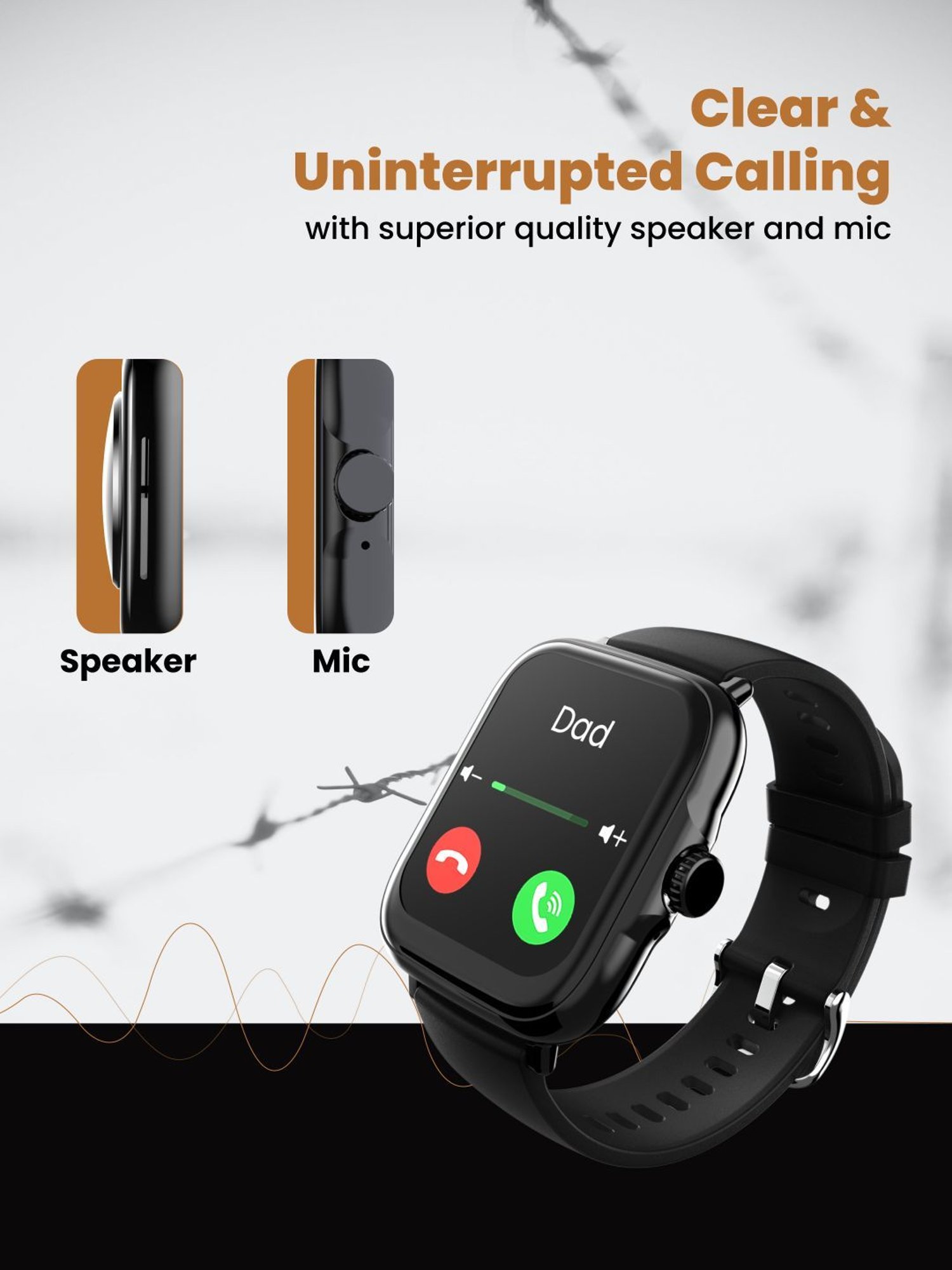 I Kall W1 Smartwatch (Black)