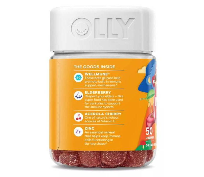 Olly Kids Immunity, Active Immunity and Immunity Sleep Gummy Vitamin Bundle