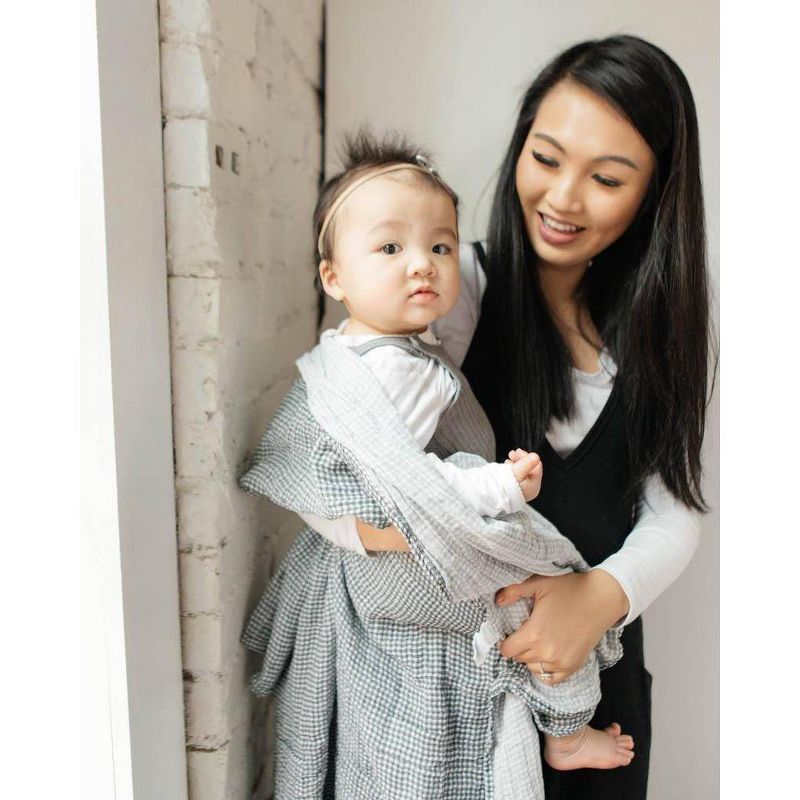 Little Unicorn Cotton Muslin Swaddle - Midnight Rose Set 3pk