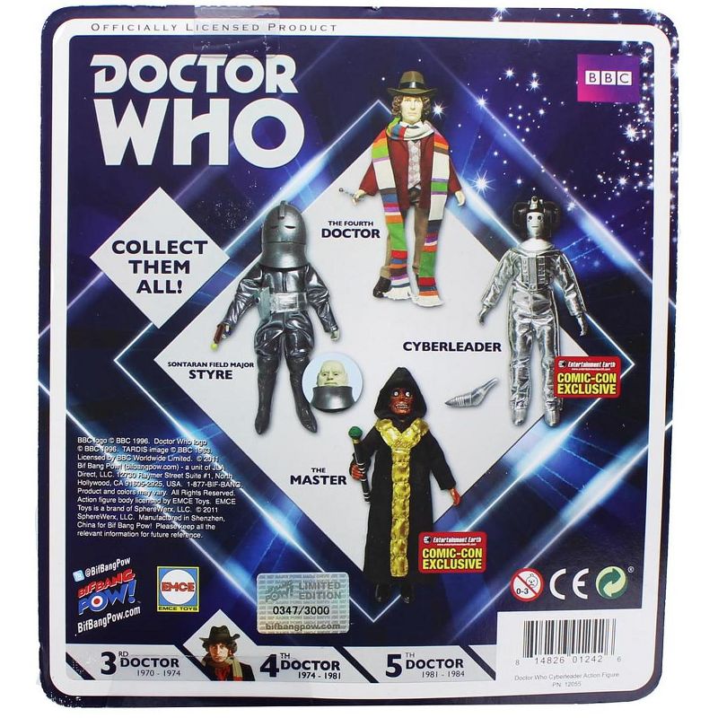 Bif Bang Pow Doctor Who Cyberleader Retro Clothed 8" Action Figure
