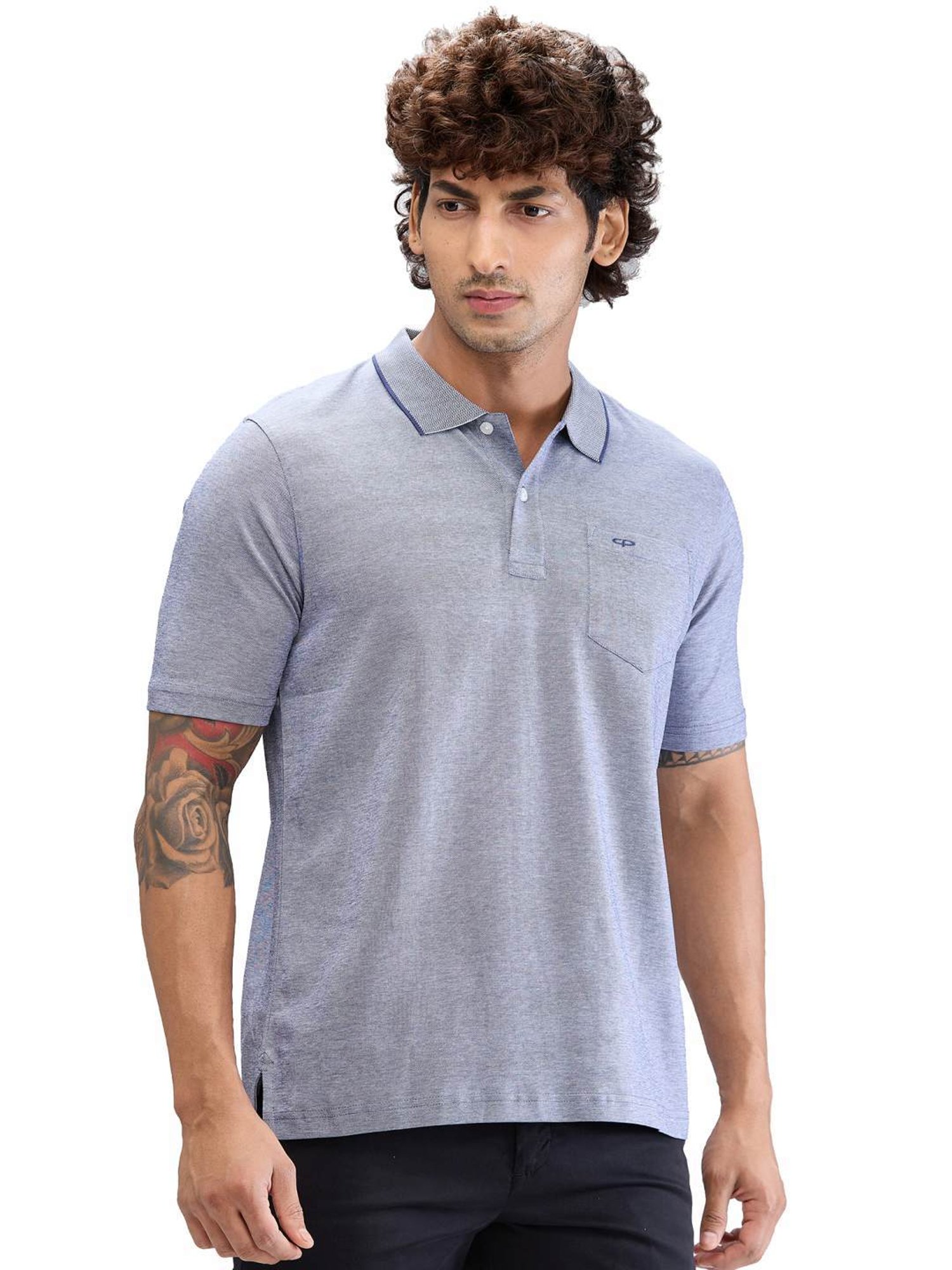 Colorplus Blue Comfort Fit Polo T-Shirt