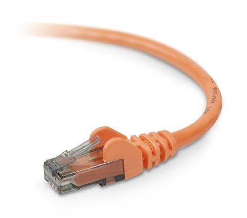 Belkin 2-Feet RJ45 Cat6 Snagless Patch Network Cable, Orange (A3L980-02-ORG-S)
