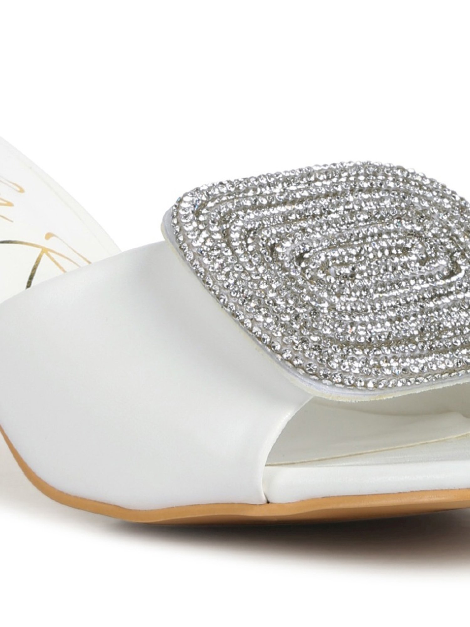 London Rag Women's White Casual Sandals