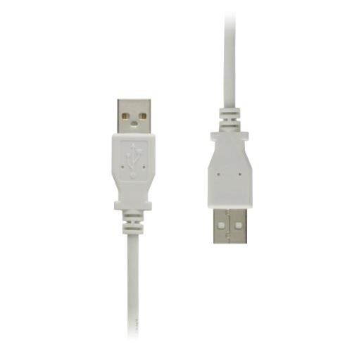 gearit usb 2.0 cable  amale to amale 3 feet 0.9 meters keyboards/mice / modems/printer device  white